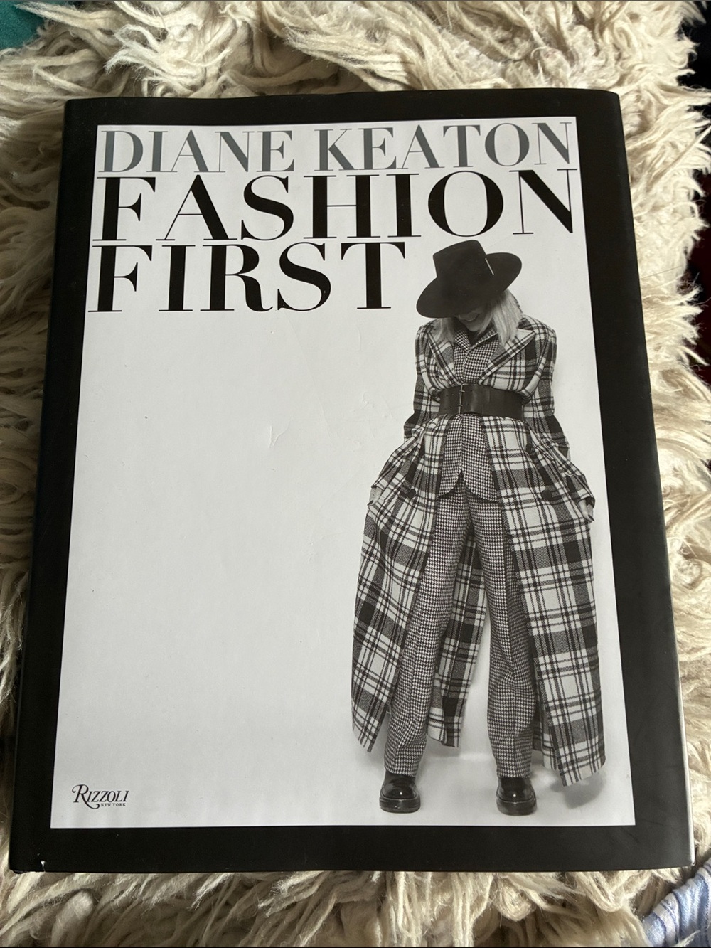 Diane Keaton “Fashion First” — Black & White Cover book